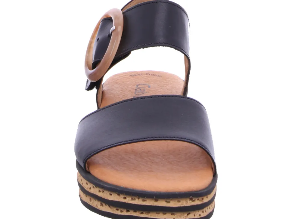 Klassische Sandalen schwarz Fashion 24