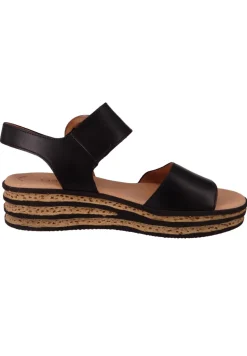 Klassische Sandalen schwarz Fashion 24