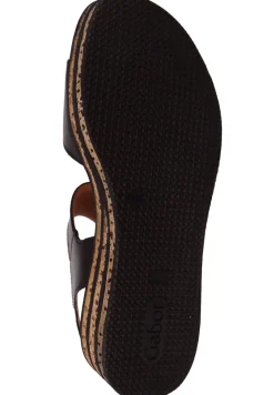 Klassische Sandalen schwarz Fashion 24