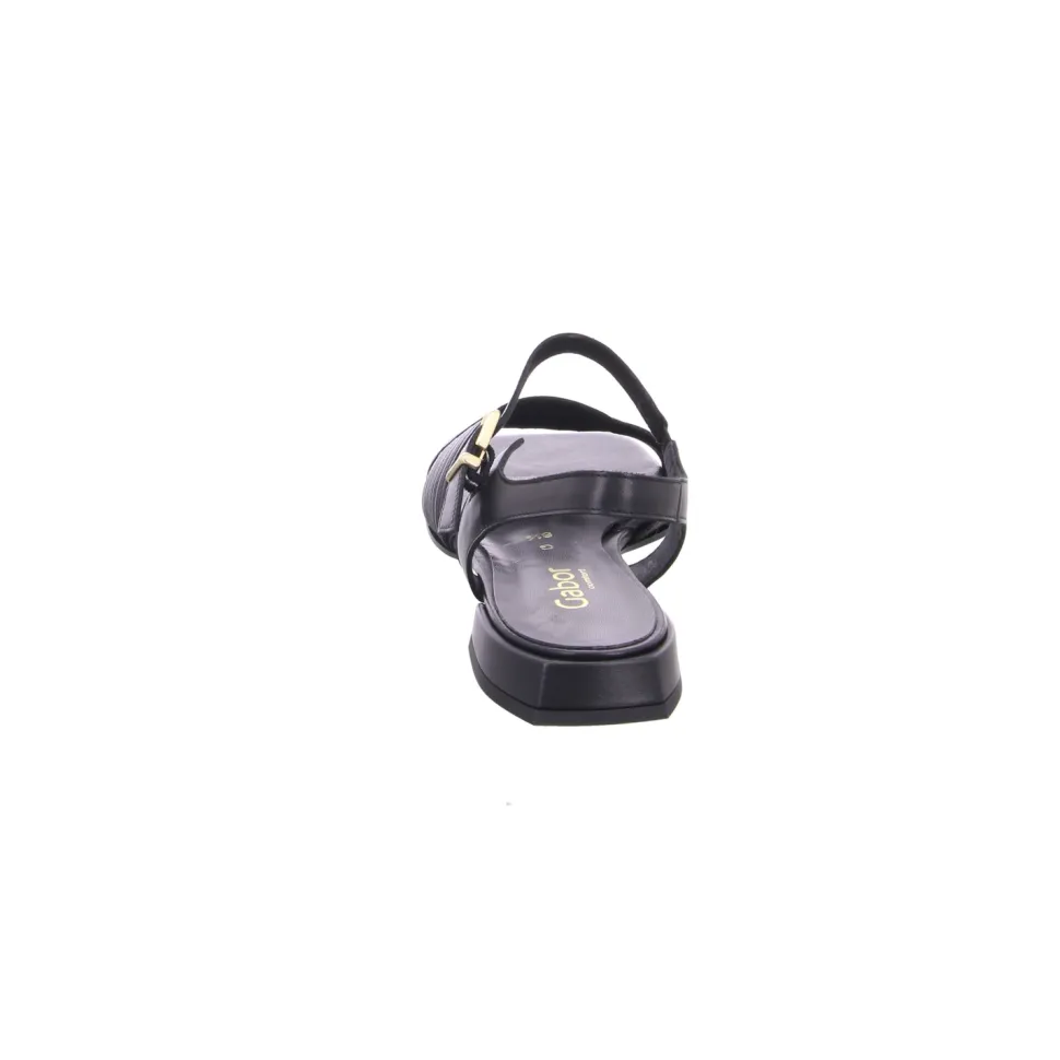 Klassische Sandalen schwarz