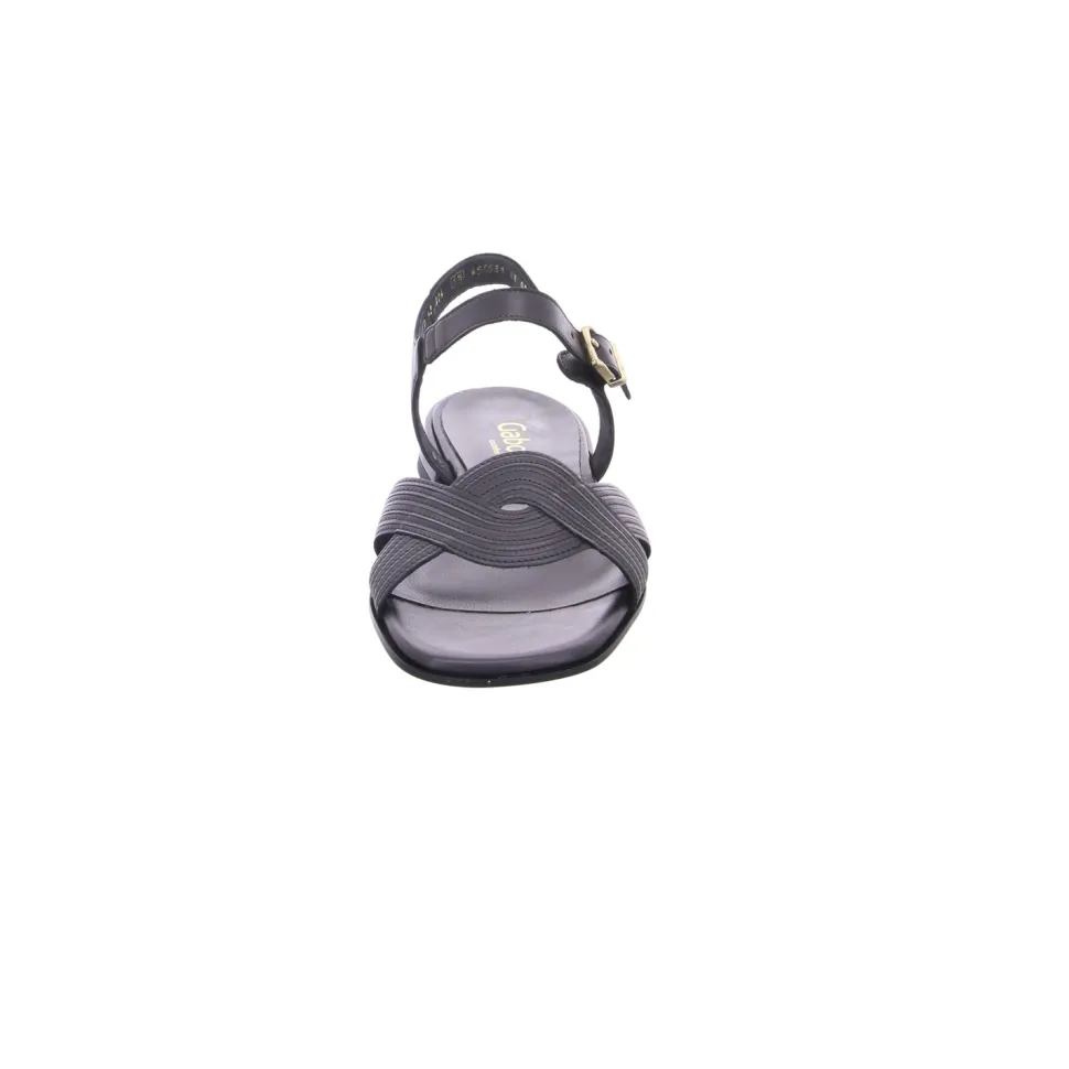 Klassische Sandalen schwarz