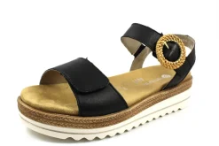 Klassische Sandalen schwarz Odeon