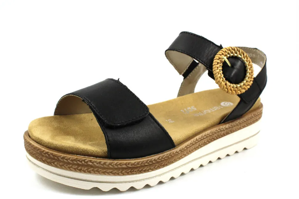 Klassische Sandalen schwarz Odeon