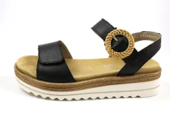 Klassische Sandalen schwarz Odeon