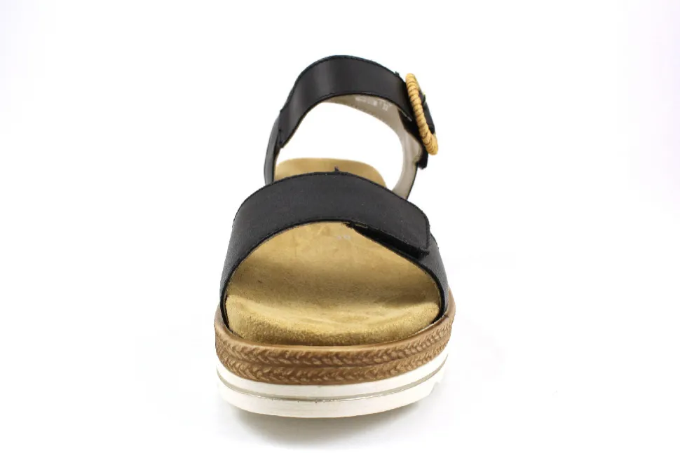 Klassische Sandalen schwarz Odeon