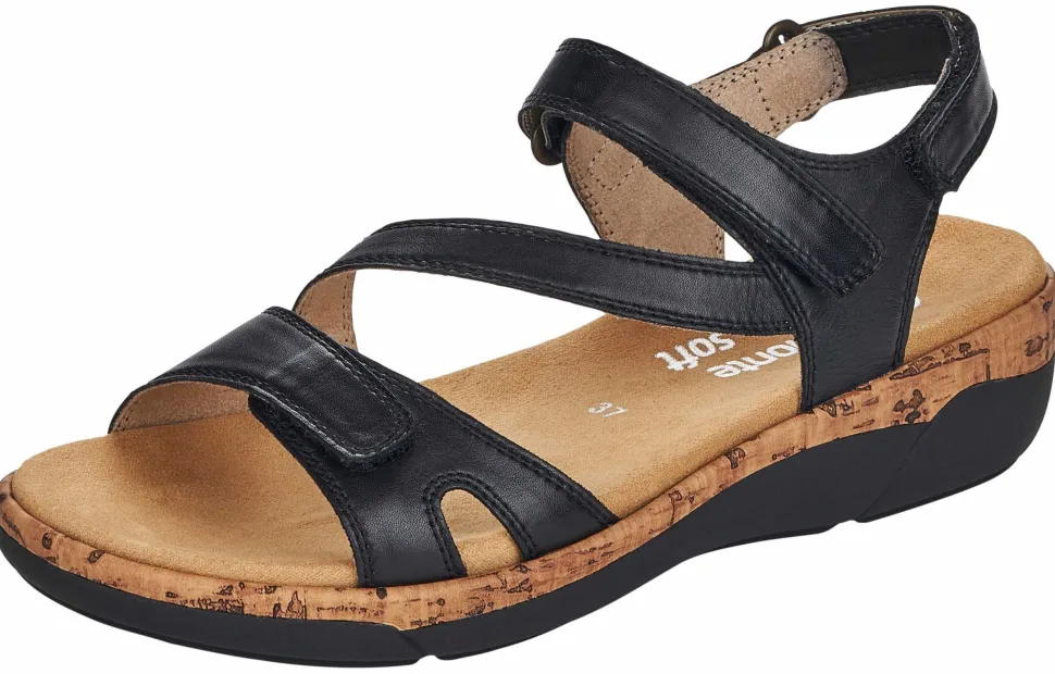 Klassische Sandalen schwarz