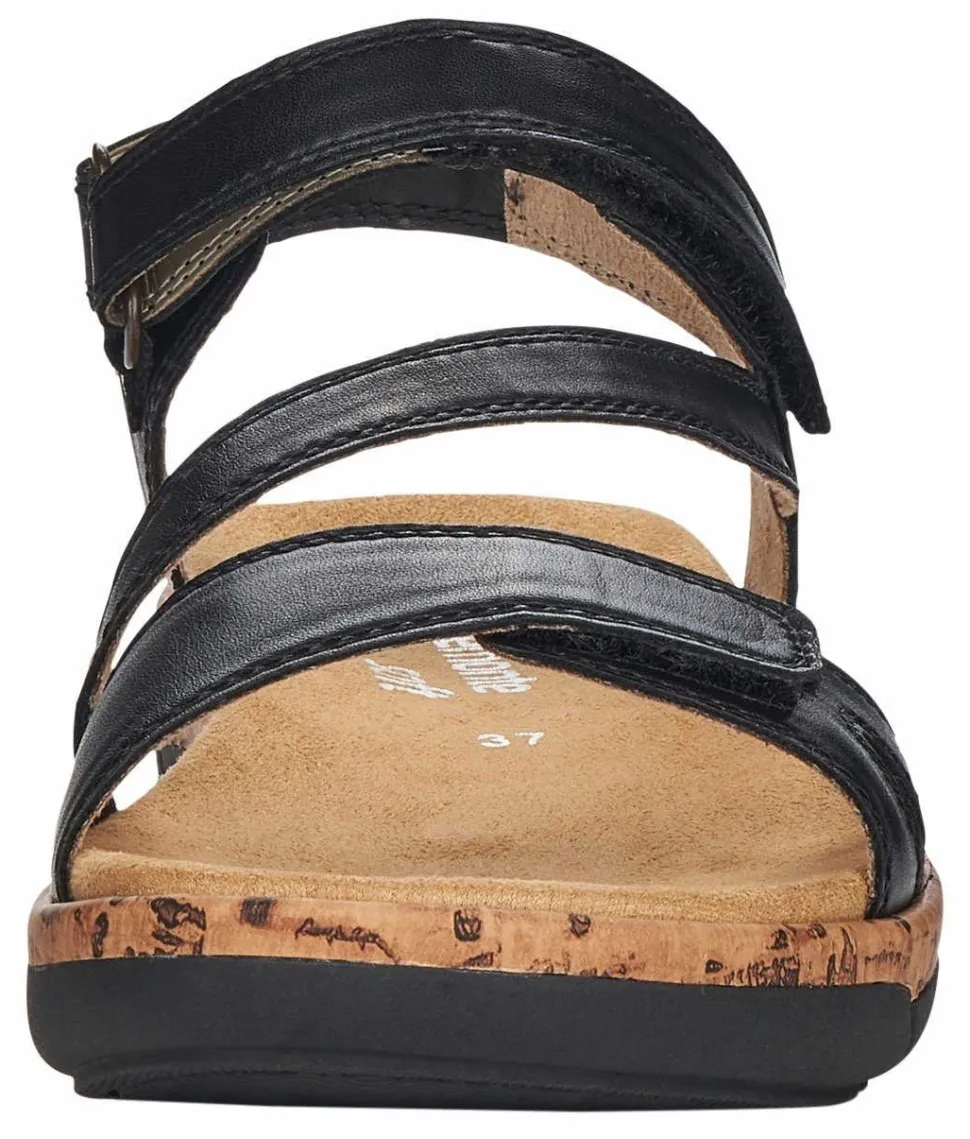 Klassische Sandalen schwarz