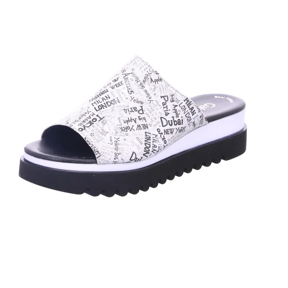 Klassische Sandalen silber
