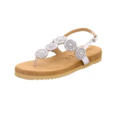 Klassische Sandalen silber
