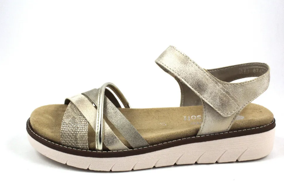 Klassische Sandalen silber