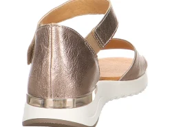 Klassische Sandalen taupe Da.-Sandalette