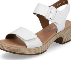 Klassische Sandalen weiss