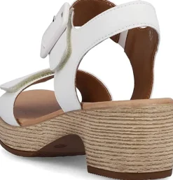 Klassische Sandalen weiss