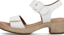 Klassische Sandalen weiss