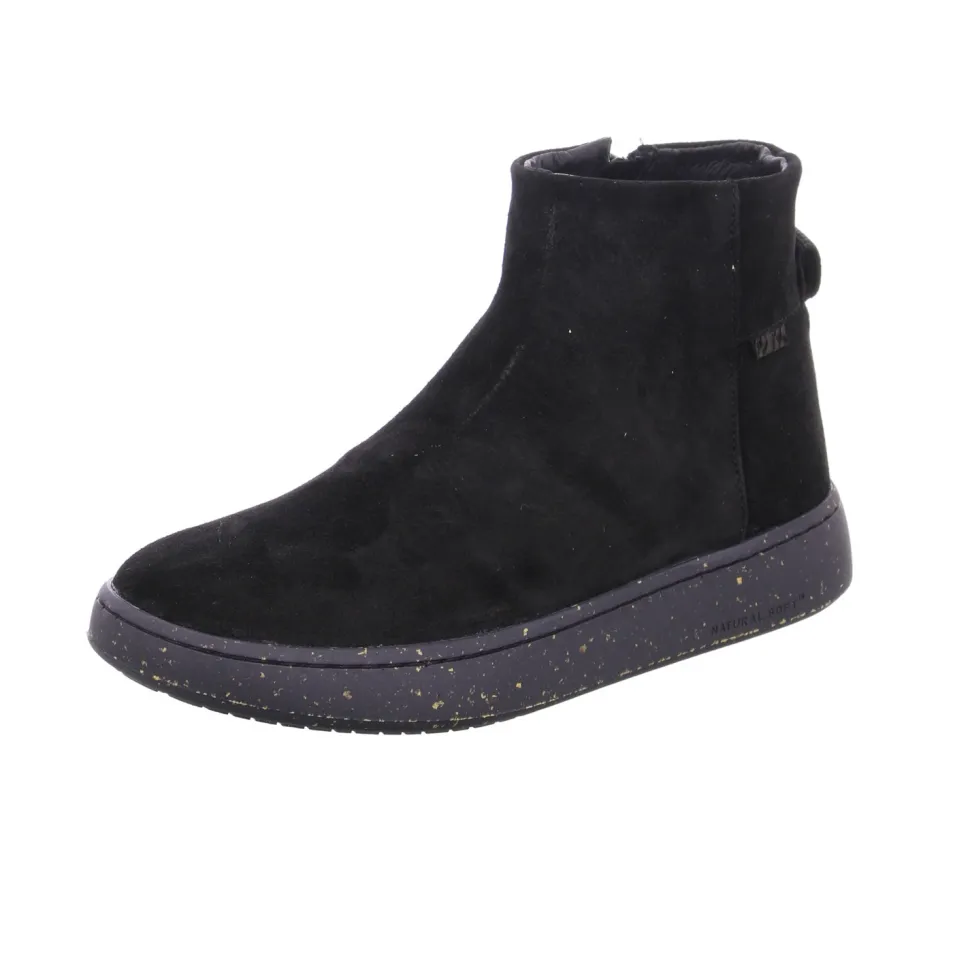 Klassische Slipper schwarz Abbi Suede