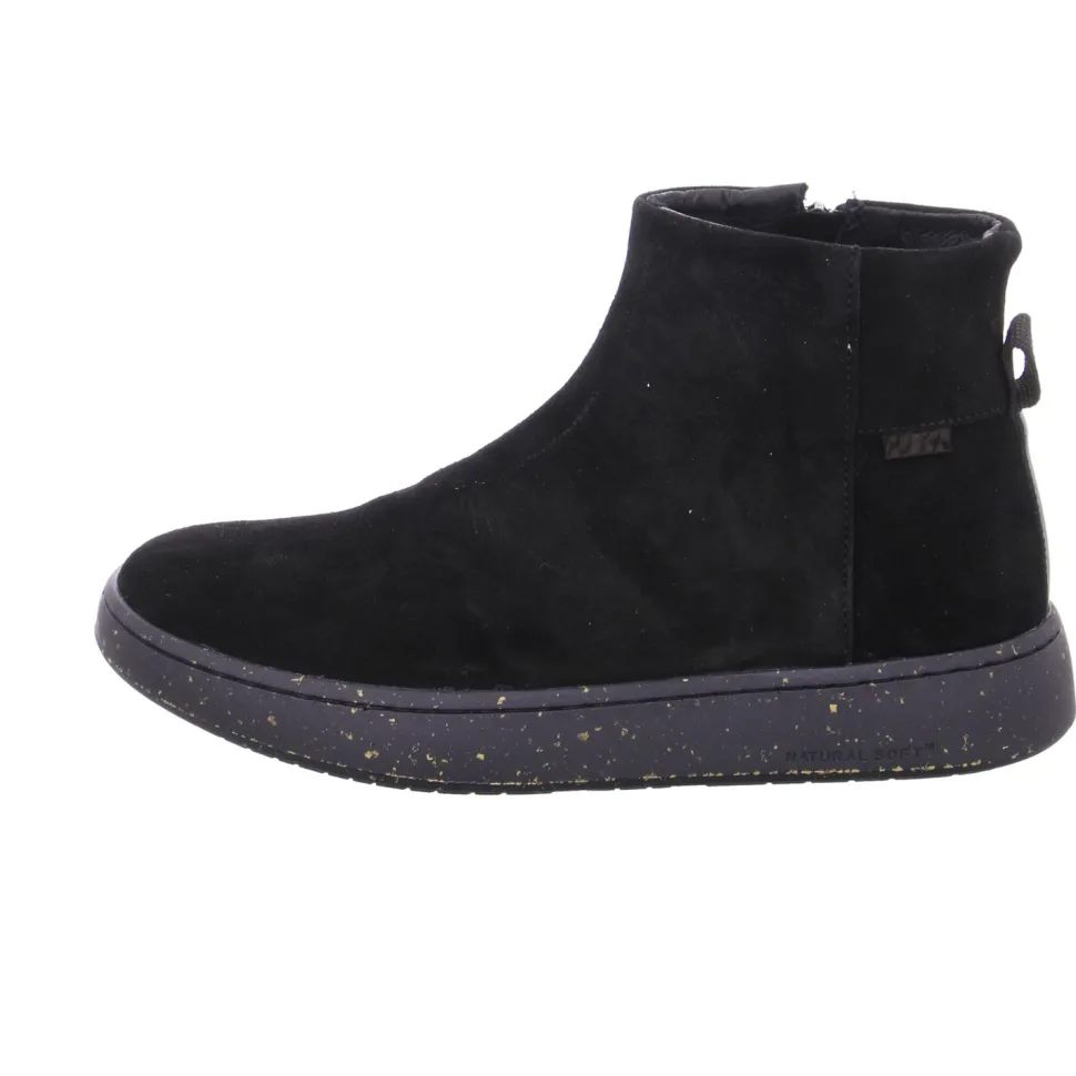 Klassische Slipper schwarz Abbi Suede