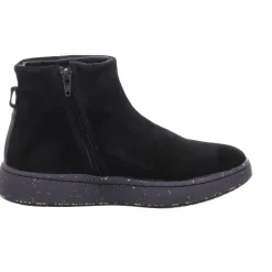 Klassische Slipper schwarz Abbi Suede