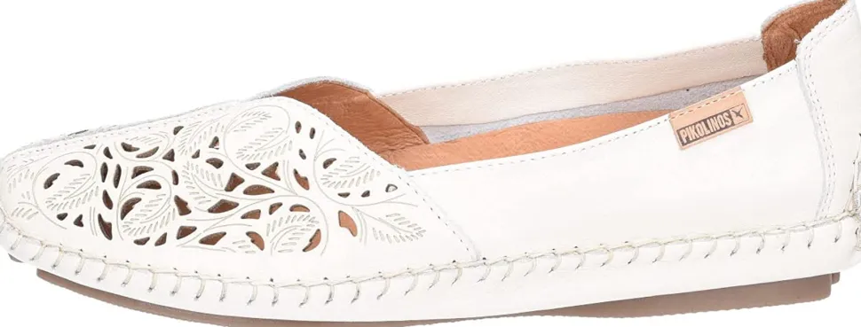 Klassische Slipper weiss Jerez