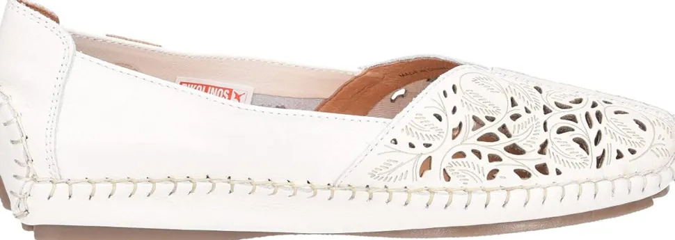 Klassische Slipper weiss Jerez