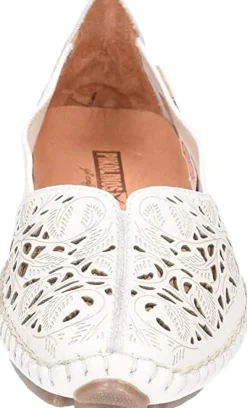 Klassische Slipper weiss Jerez