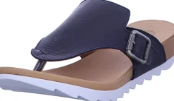 Komfort Sandalen blau Roll Slipper