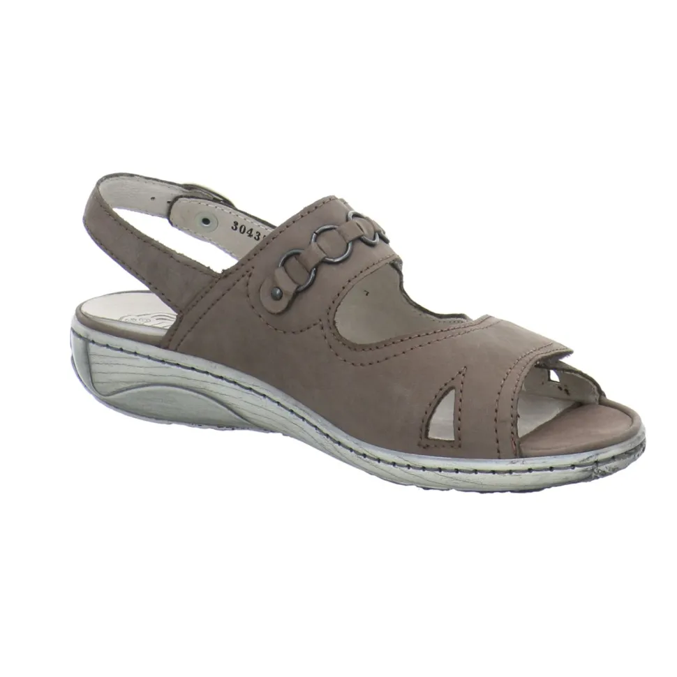 Komfort Sandalen grau