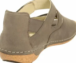Komfort Sandalen grau Sandalette