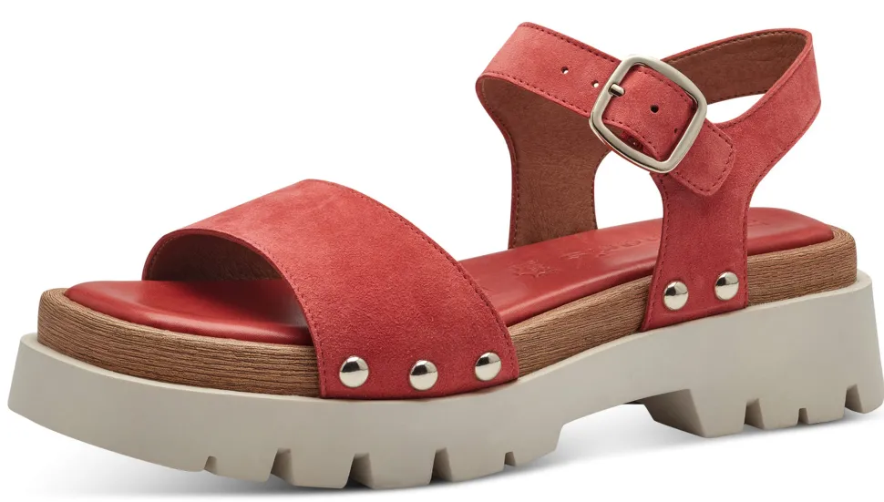 Komfort Sandalen rot