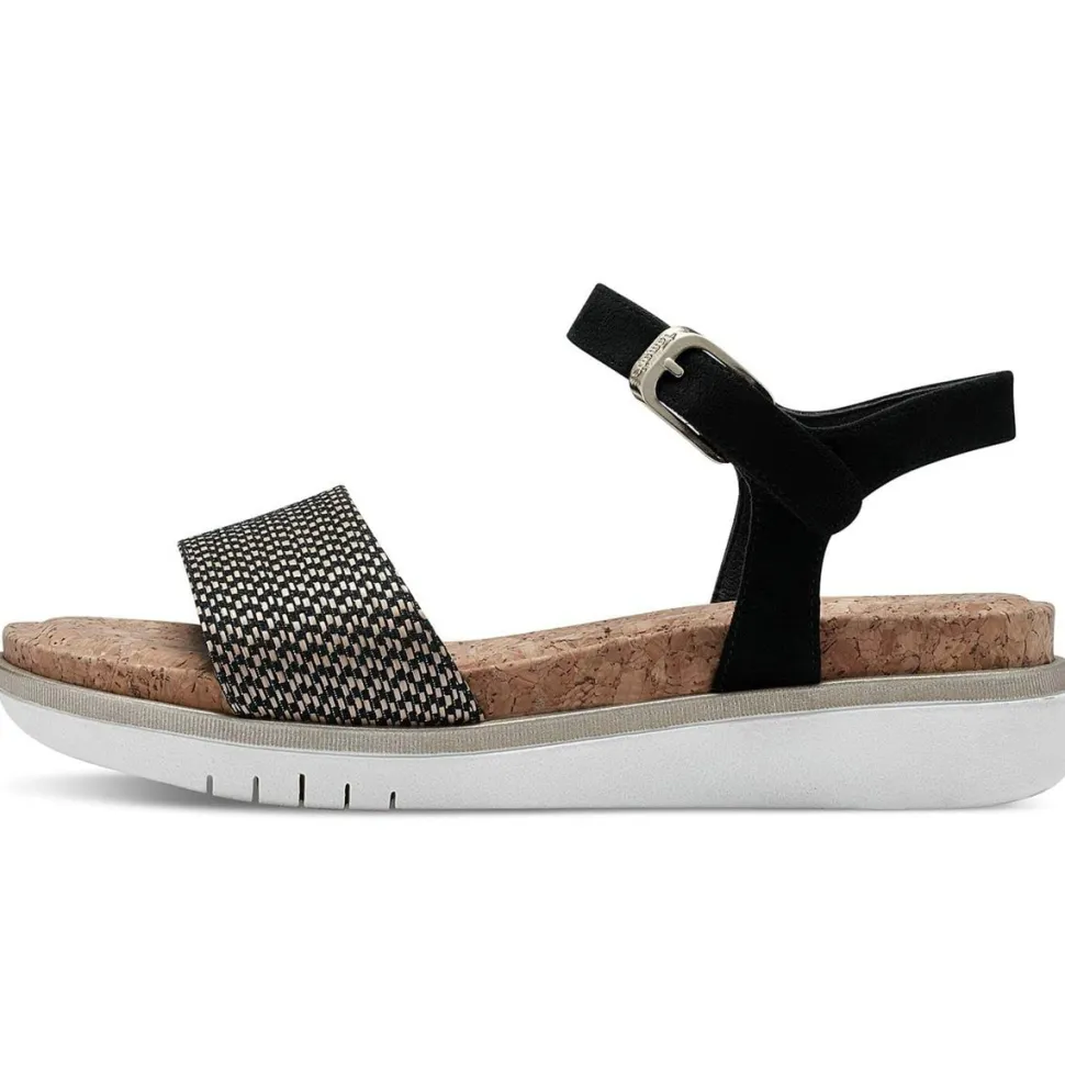 Komfort Sandalen schwarz Da.-Sandalette