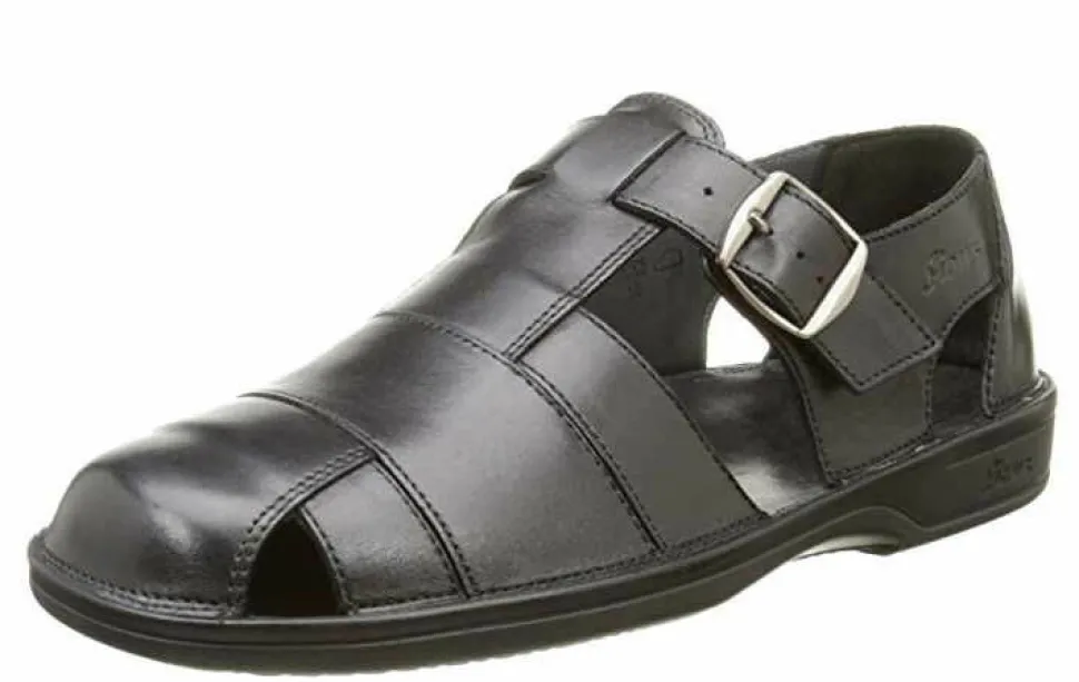 Komfort Sandalen schwarz 30630