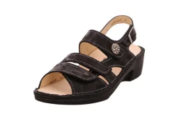 Komfort Sandalen schwarz Aversa