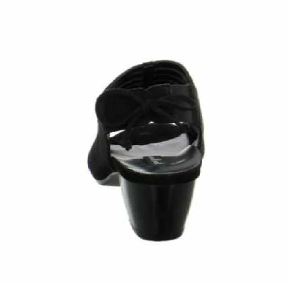 Komfort Sandalen schwarz schwarz Samtziege