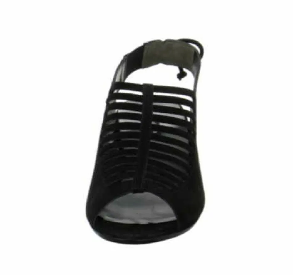 Komfort Sandalen schwarz schwarz Samtziege