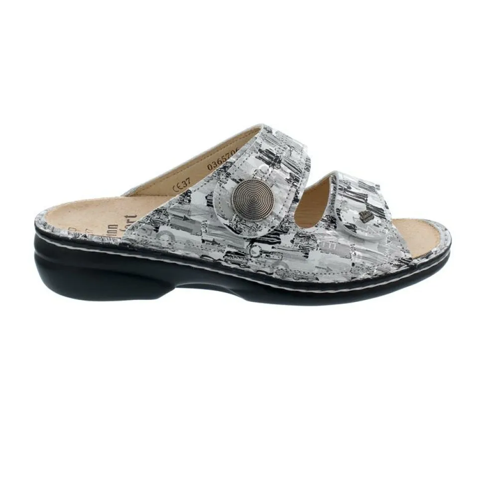 Komfort Sandalen silber