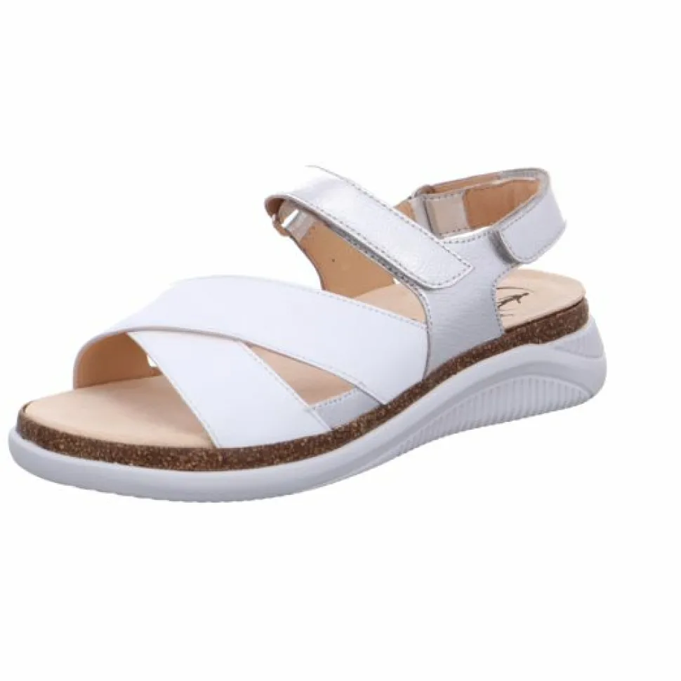 Komfort Sandalen weiss