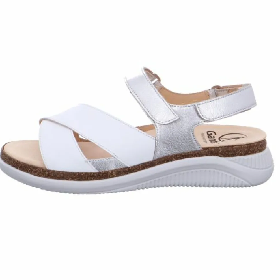 Komfort Sandalen weiss