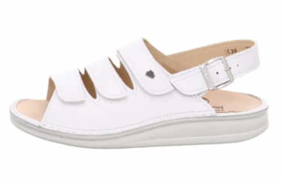 Komfort Sandalen weiss