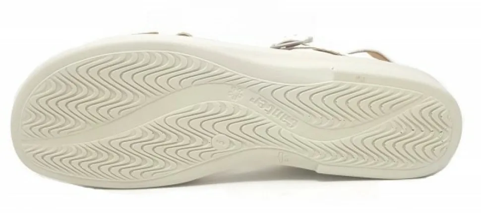 Komfort Sandalen weiss