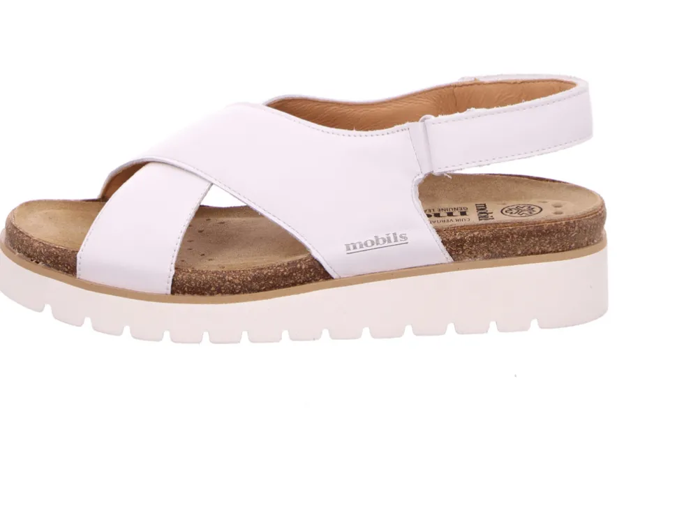 Komfort Sandalen weiss