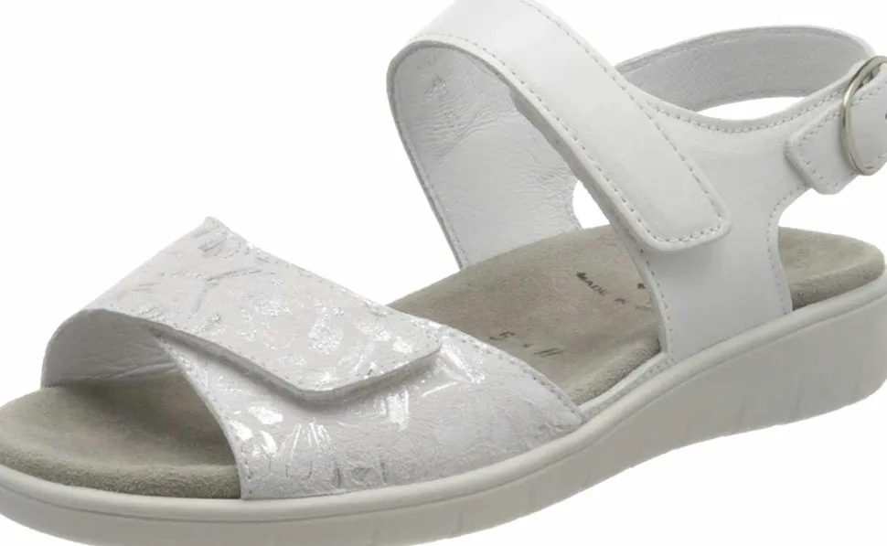 Komfort Sandalen weiss