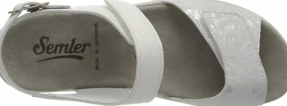 Komfort Sandalen weiss