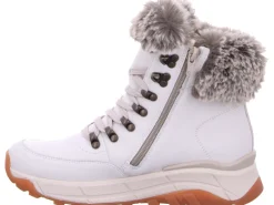 Komfort Sandalen weiss Schnürstiefelette Evolution, frost white