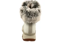 Komfort Sandalen weiss Schnürstiefelette Evolution, frost white