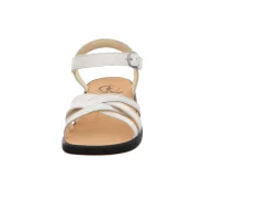 Komfort Sandalen weiss Sonnica E MILK SILVER Leder