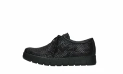 Komfort Schnürer blau