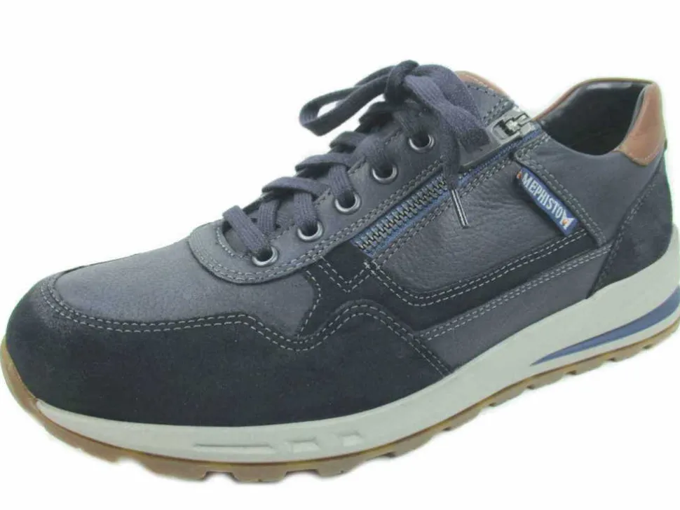 Komfort Schnürer blau Bradley Blau