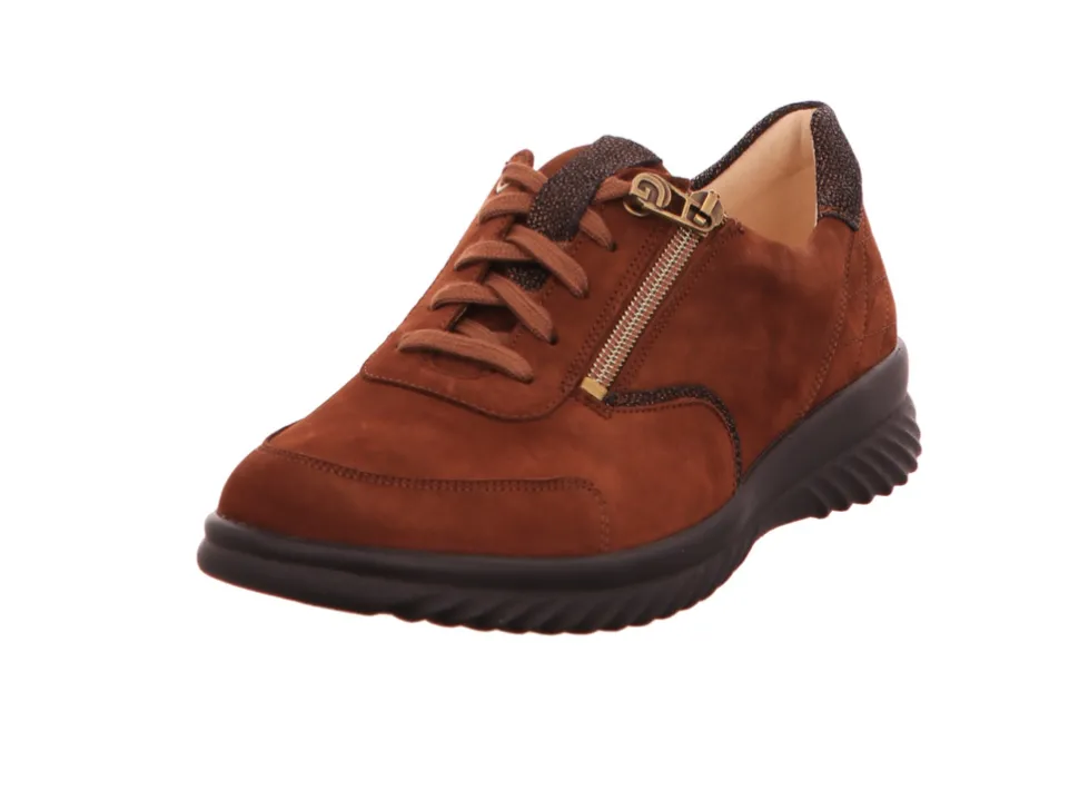 Komfort Schnürer braun