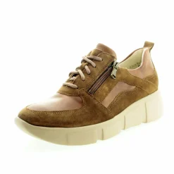 Komfort Schnürer braun 735011 302 142 Damen Sneaker Lou Braun