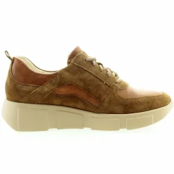 Komfort Schnürer braun 735011 302 142 Damen Sneaker Lou Braun