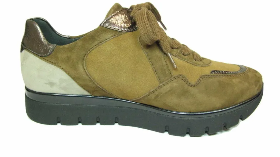 Komfort Schnürer braun Silvia